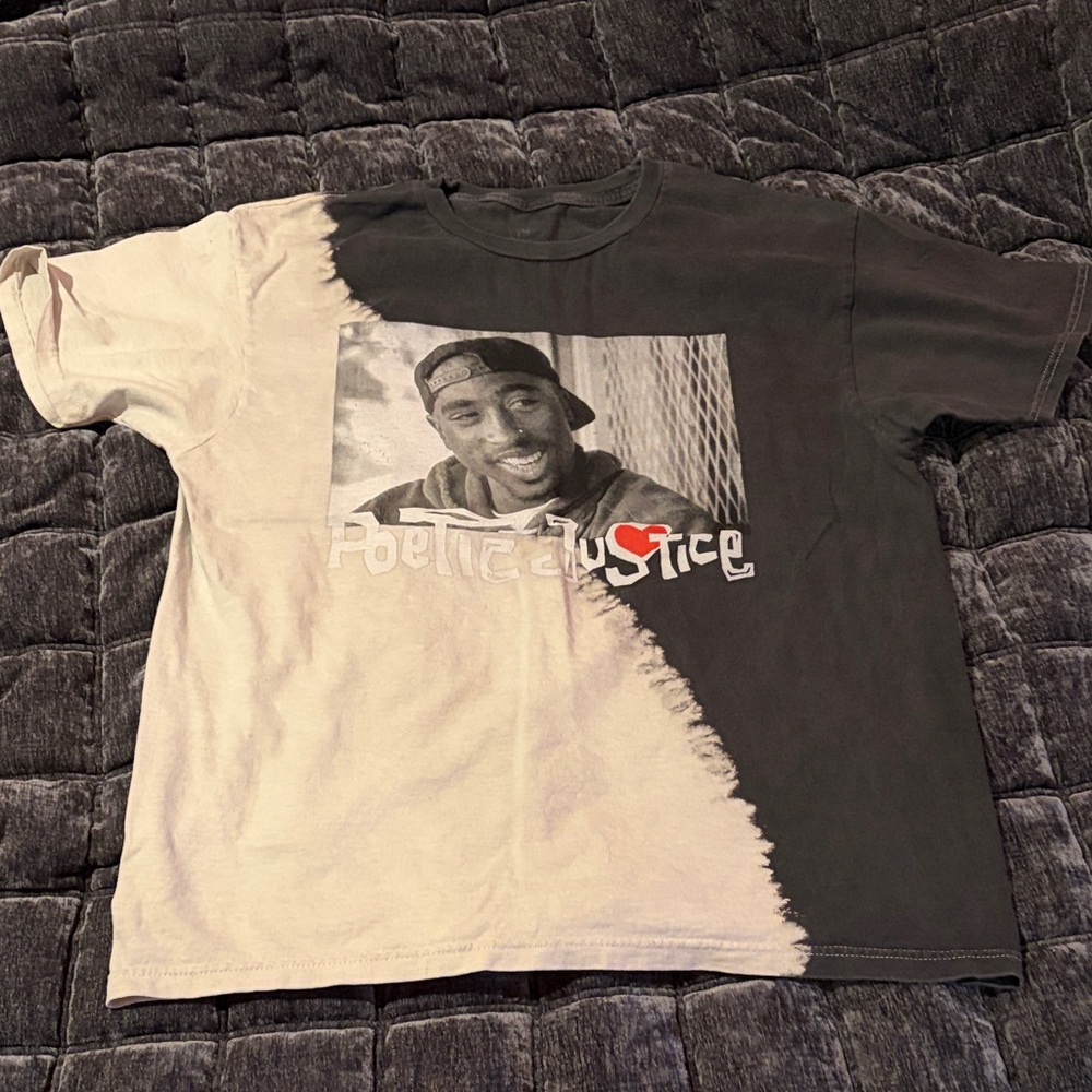 Justice Black Graphic Tee
